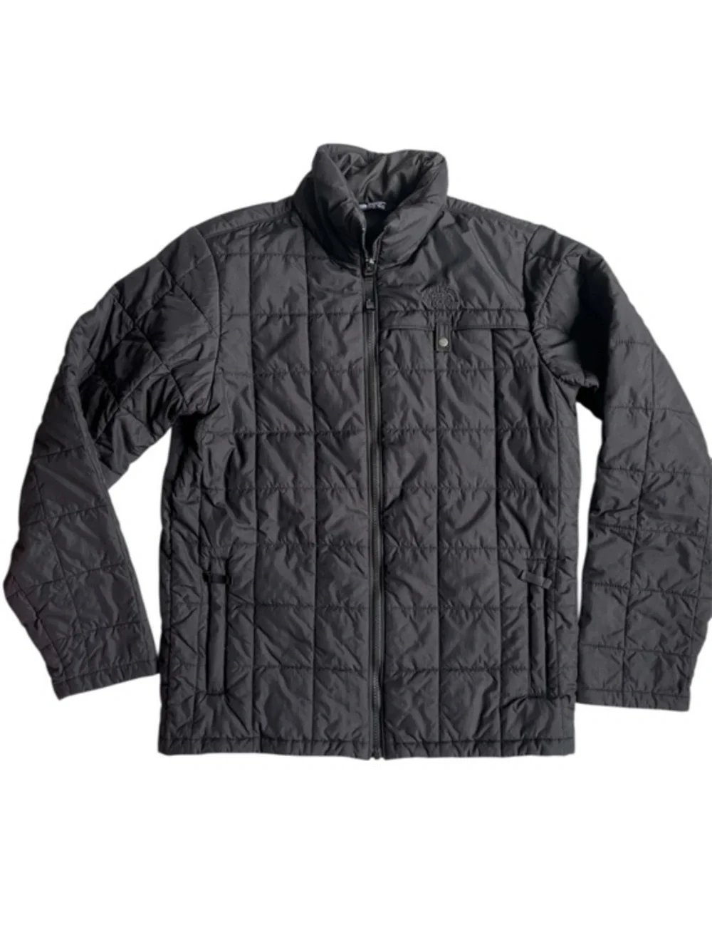 The North Face Black Quilted Puffer Jacket - Youth